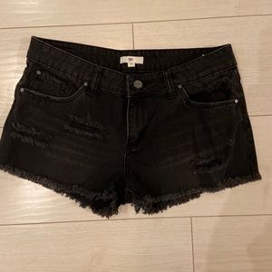 Nordstrom Rack/BP | Black Denim Shorts w Fray